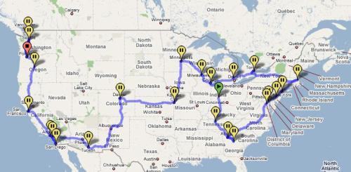 John Butler Trio Tour Map